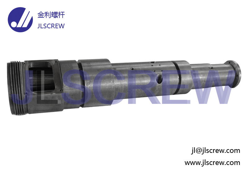 Conical twin screw and barrel