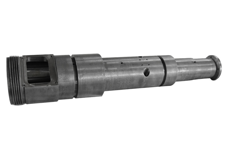 Conical twin screw and barrel